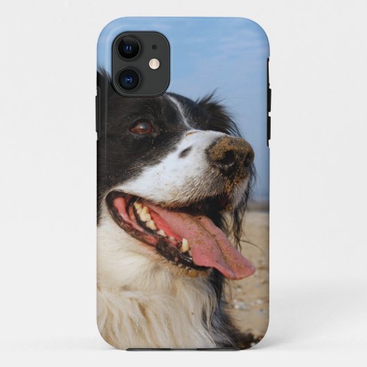 ハッピードッグのビーチ Case-Mate iPhoneケース (裏面)