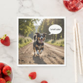 ハッピードッグの匂いお誕生日ケーキ スタンダードランチョンナプキン (インサイチュ)