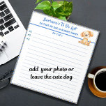 ハッピードッグまたは写真パーソナライズされたプランナー ノートパッド<br><div class="desc">Happy CatパーソナライズされたシンプルモダンプランナーTo Doリスト/プランナーメモ帳と、あなたは素晴らしいHappy Dogに応援されています与え – ちょうどインセンティブと道に沿って多くの愛を追加した(おそらく少数のスマイル)。デザインに関すもしる質問やサポートが必要な場合は、charmdesignstudio@rcn.com宛にメッセージまたはメールを送信するだけで、お客様のサポートを喜んで受け付ける。</div>