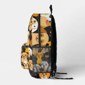 ハッピードッグコラージュ プリントバックパック (右)