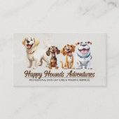ハッピードッグスイラストレーション 名刺 (正面)