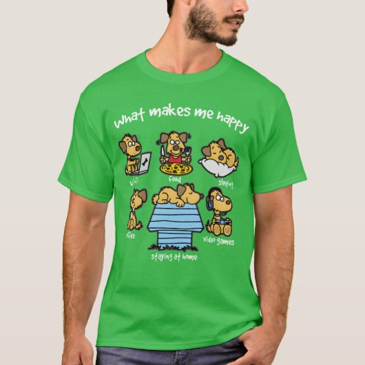 ハッピードッグドッグズドギーボーイ Tシャツ (正面)