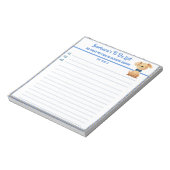 ハッピードッグパーソナライズされたto Doリストプランナー ノートパッド (回転)