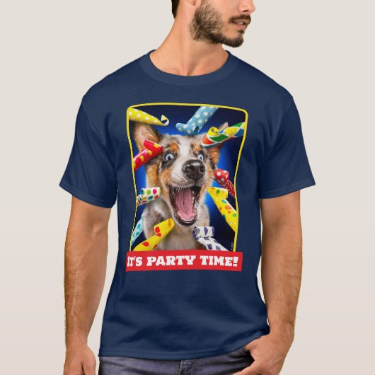 ハッピードッグパーティーブロワー Tシャツ (正面)