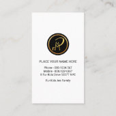 ハッピードッグファミリーペットシッター 名刺 (裏面)