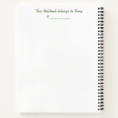 ハッピードッグ顔 ノートブック (裏面)