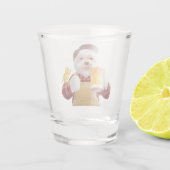 ハッピードッグ飲みビール ショットグラス (裏面)