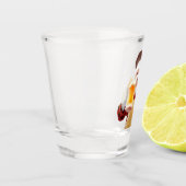 ハッピードッグ飲みビール ショットグラス (左)