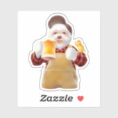 ハッピードッグ飲みビール シール (シート)