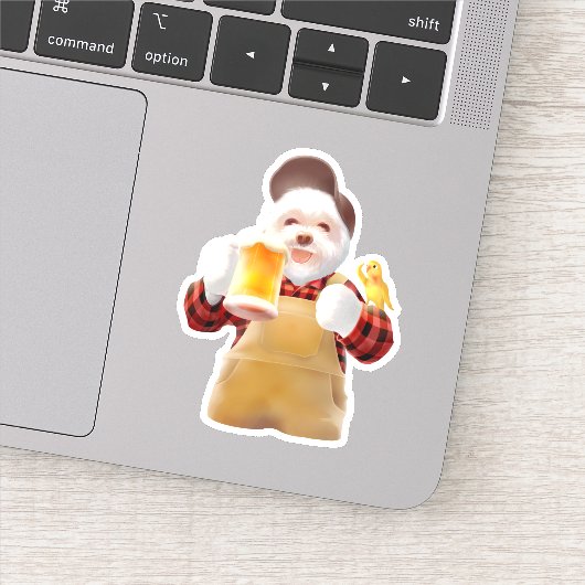 ハッピードッグ飲みビール シール (詳細)