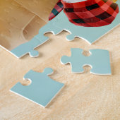 ハッピードッグ飲みビール ジグソーパズル (側面)