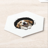 ハッピードッグ ペーパーコースター (アングル)