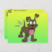 ハッピードッグ ポストカード (正面/裏面)