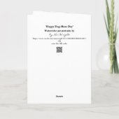 ハッピードッグ・ママの日 カード (裏面)