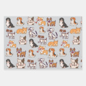 ハッピードッグ ラッピングペーパーシート (正面3)