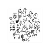 ハッピードッグ ラバースタンプ (インプリント)