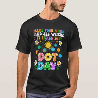 ハッピードットデイ9月15日ポルカカラフルティーシュ Tシャツ
