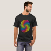ハッピードッ国際的トデイ水玉模様 Tシャツ (正面フル)
