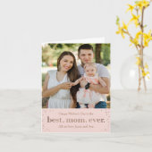 ハッピードツマザーズデイまたは誕生日グリーティングカード カード (黄色い花)