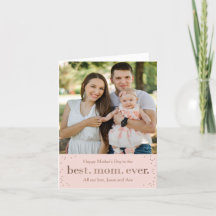 ハッピードツマザーズデイまたは誕生日グリーティングカード