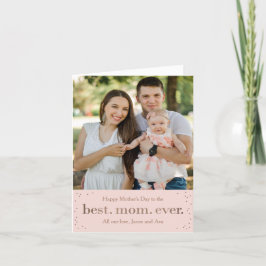 ハッピードツマザーズデイまたは誕生日グリーティングカード カード