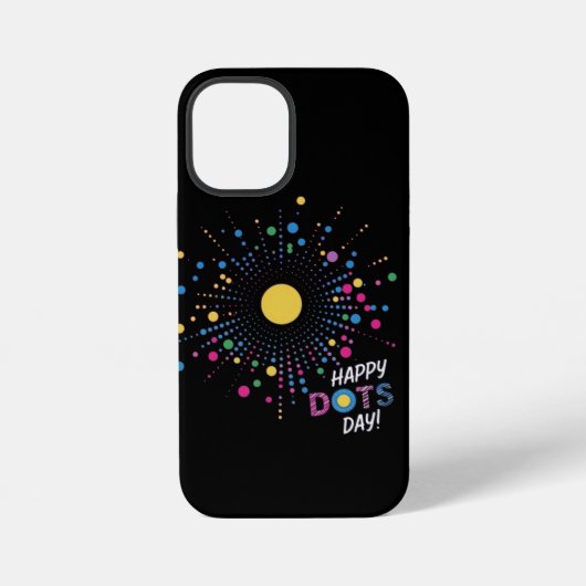 ハッピードドットの日 iPhoneケース (裏面)
