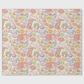 ハッピードピルメンタルヘルス包装紙 ラッピングペーパー (フラット)