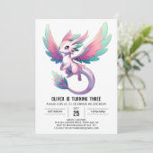 ハッピードラお洒落ゴン誕生日 招待状 (スタンド正面)