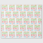 ハッピードライズハネムーングルームニュー結婚カップル ラッピングペーパー (フラット)