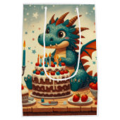 ハッピードラゴンの誕生日祭 ミディアムペーパーバッグ (裏面)
