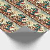 ハッピードラゴンの誕生日祭 ラッピングペーパー (角)