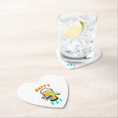 ハッピードリンク日国際的カエル4威厳があるビール ペーパーコースター (インサイチュ)