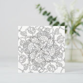 ハッピードルズ：アボカドランドカラーリングフラットカード (スタンド正面)