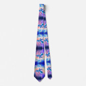 ハッピードルフィンカップルとのネックタイ絵画-'s ネクタイ (正面)