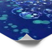 ハッピードルフィンカップル絵画ポスター ポスター (角)