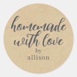 ハッピードルフィンスタジオがあなただけのために特別にデザインした、愛のこもった手作りラベル。クラフト ラウンドシール