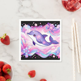 ハッピードルフィンベビーシャワー スタンダードカクテルナプキン