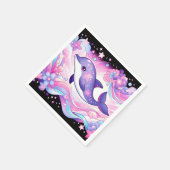 ハッピードルフィンベビーシャワー スタンダードカクテルナプキン (角)