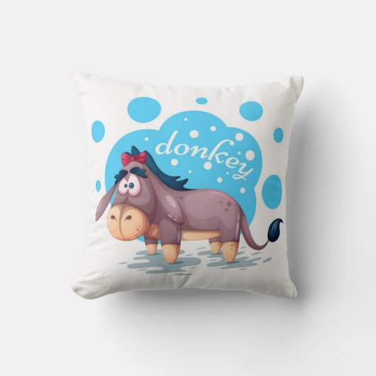 ハッピードンキー クッション (正面)