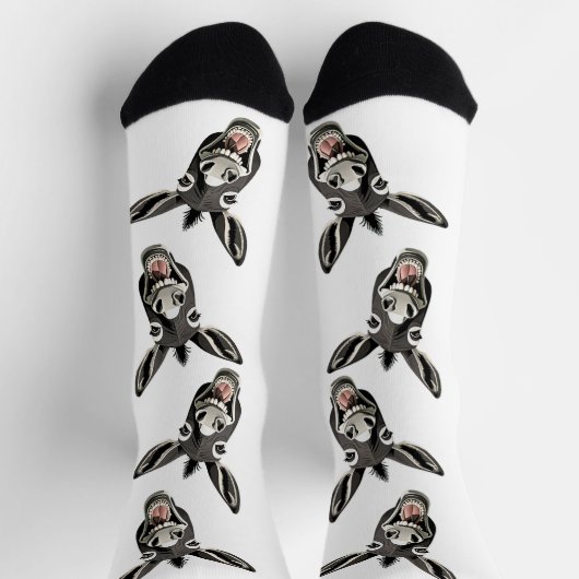 ハッピードンキー ソックス (上部)