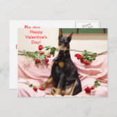 ハッピードーバー – バレンタイン シーズンポストカード (正面/裏面)