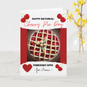 ハッピーナショナルさくらんぼパイデイ2月20日 カード (黄色い花)