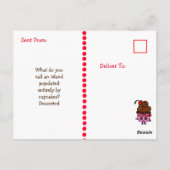 ハッピーナショナルカップケーキの日 – 10月18日 ポストカード (裏面)