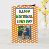 ハッピーナショナルサンズデー | 9月28日カード カード (黄色い花)