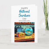ハッピーナショナルサーディンズの日 | 11月24日 カード (正面)
