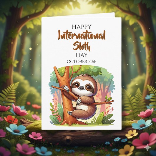 ハッピーナショナルスロートの日 | 10月20日 カード