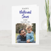 ハッピーナショナルソンズの日!9月28日 カード (正面)