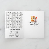 ハッピーナショナルチーズカールデー | 10月15日 カード (内部)