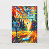 ハッピーナショナルディスクゴルフデー カード (正面)