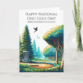 ハッピーナショナルディスクゴルフデー カード (正面)